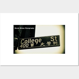 College Street, Chinatown, Los Angeles, California by Mistah Wilson Posters and Art
